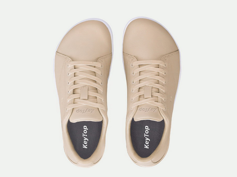 Fabricante de zapatillas minimalistas vintage de cuero Nappa